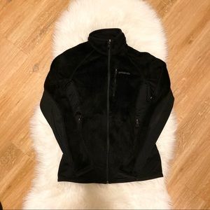 Patagonia Fleece Zip up Black Jacket